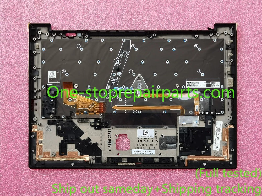 Upper top case palmrest keyboard for 2021 Thinkpad X1 carbon 9TH 5M11C53271 5G C Cover Black Backlight WWAN US 5M11C53343