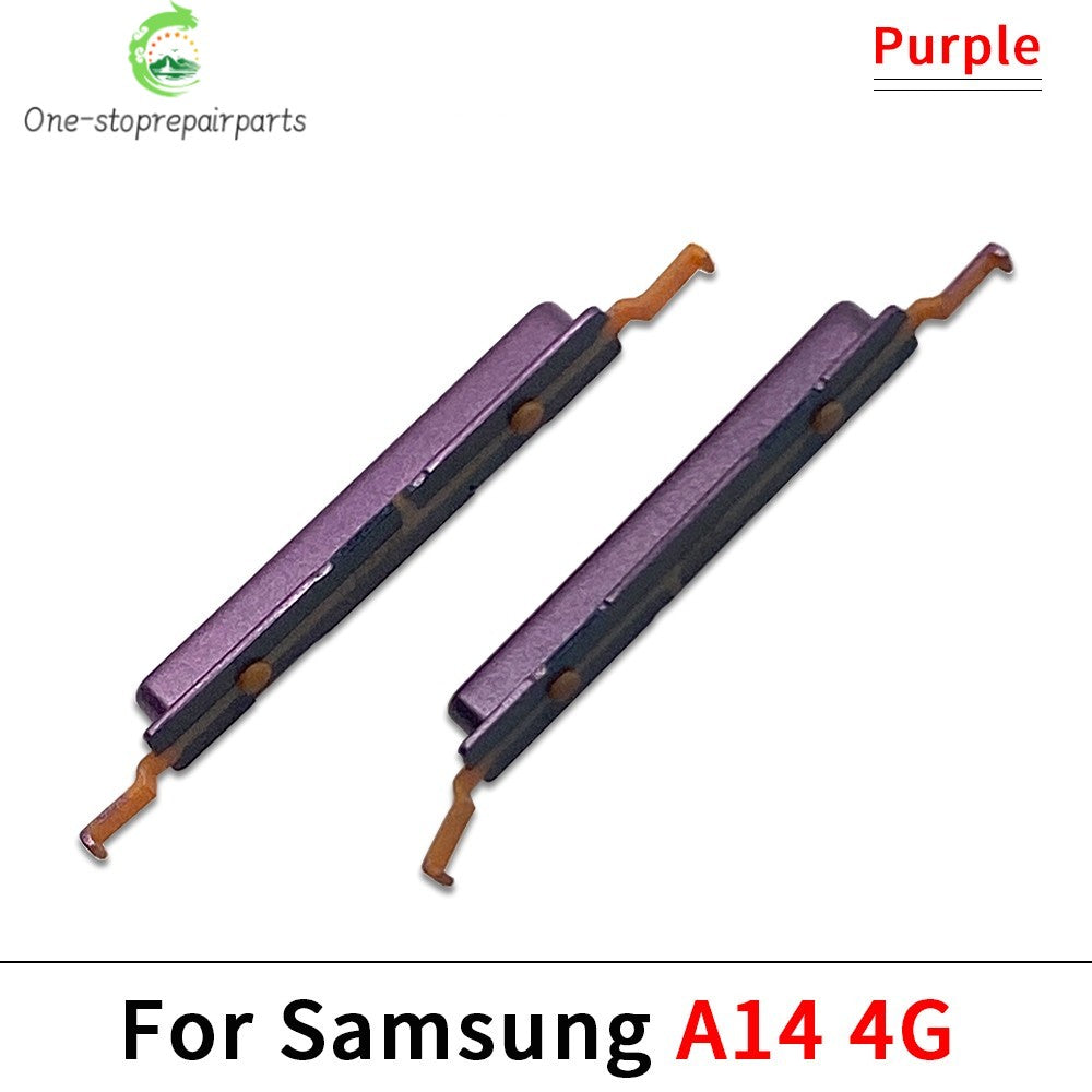 New For Samsung A14 A24 A34 A54 4G 5G Side Key Power and Volume Buttons Button Replacement Parts Samsung phone repair parts