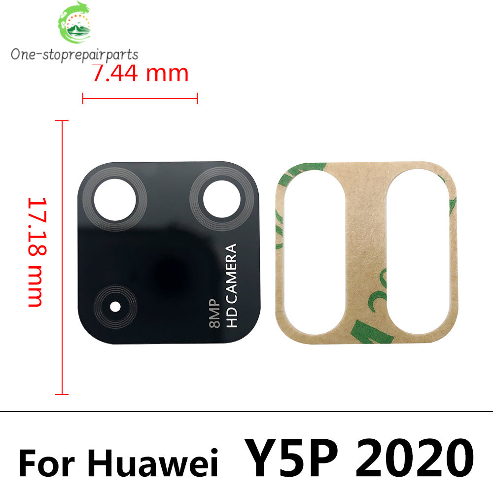 10Pcs, Rear Back Camera Glass Lens For Huawei Y9S Y9A Y8S Y8P Y6P Y7P Y7A Y6s Y5P 2020 Y9 Prime 2019 With Adhesive Huawei phone repair parts