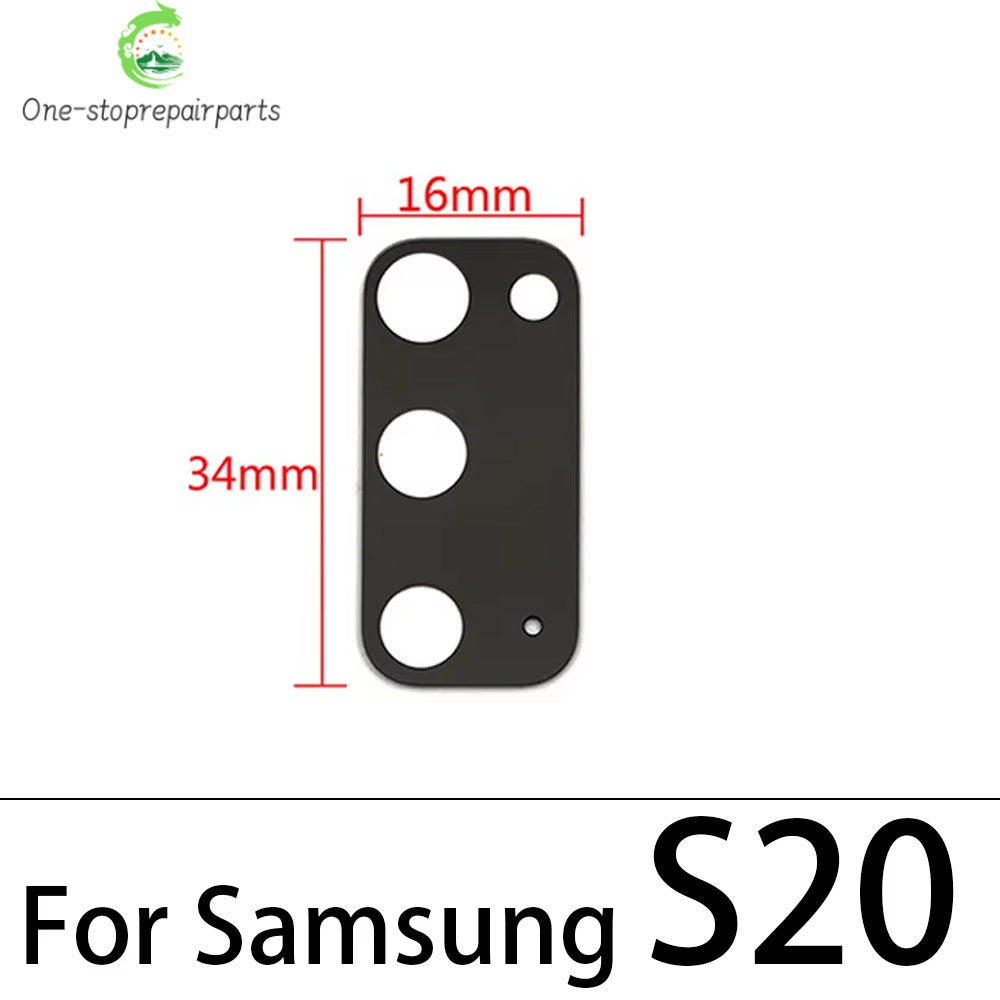 Rear Back Camera Glass Lens For Samsung  S20 S21 S22 S23 S24 Plus Ultra FE 5G Camera Glass With Adhesive Samsung phone repair parts