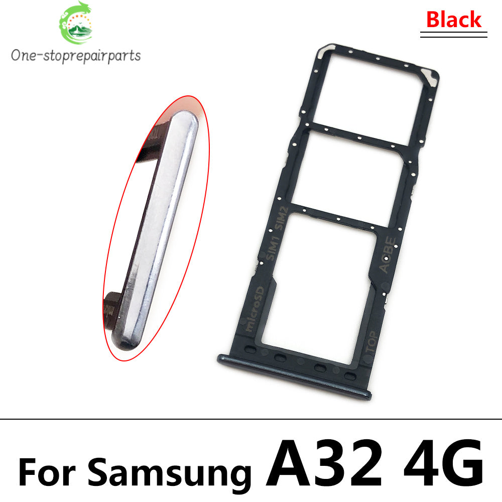 New Sim Card Tray Reader Socket Slot Holder For Samsung A32 A52 A72 4G 5G Replacement Part Samsung phone repair parts
