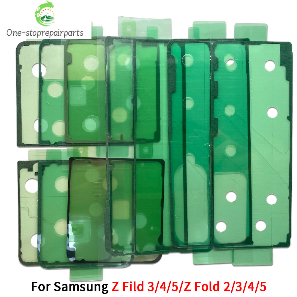 10Pcs/Lot, Back Glass Cover Rear Adhesive For Samsung Z Flip 3 4 5 6 / Z Fold 2 3 4 5 4G 5G  Seal Sticker Glue Repair Samsung phone repair parts