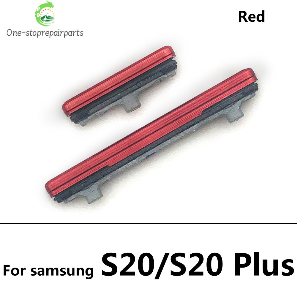 10Pcs/Lot, New Power Button + Volume Side Button For Samsung S20 / S20 Plus / S20 Ultra / S20 Fe Samsung phone repair parts