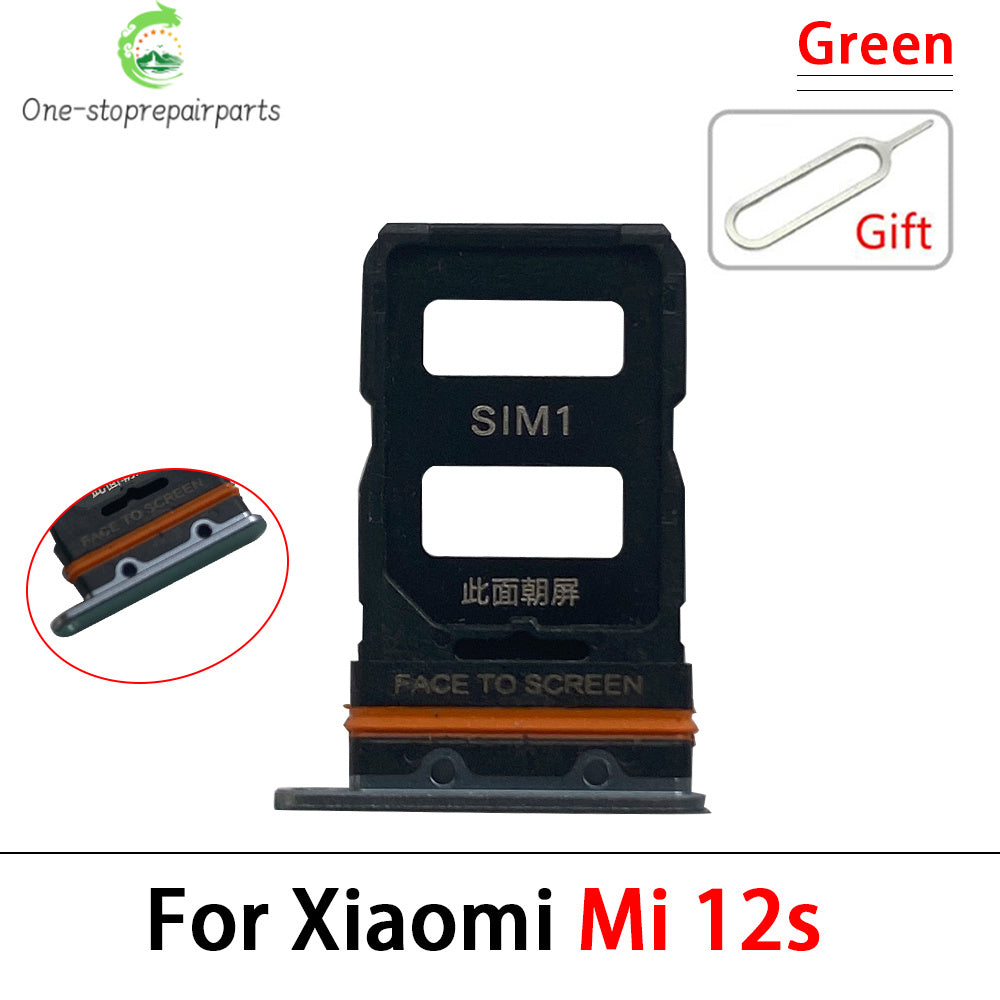 New For Xiaomi Mi 12 12T Pro 12 Lite 12s SIM Card Slot SD Card Tray Holder Adapter Replacement Parts  Xiaomi  Xiao mi phone repair parts
