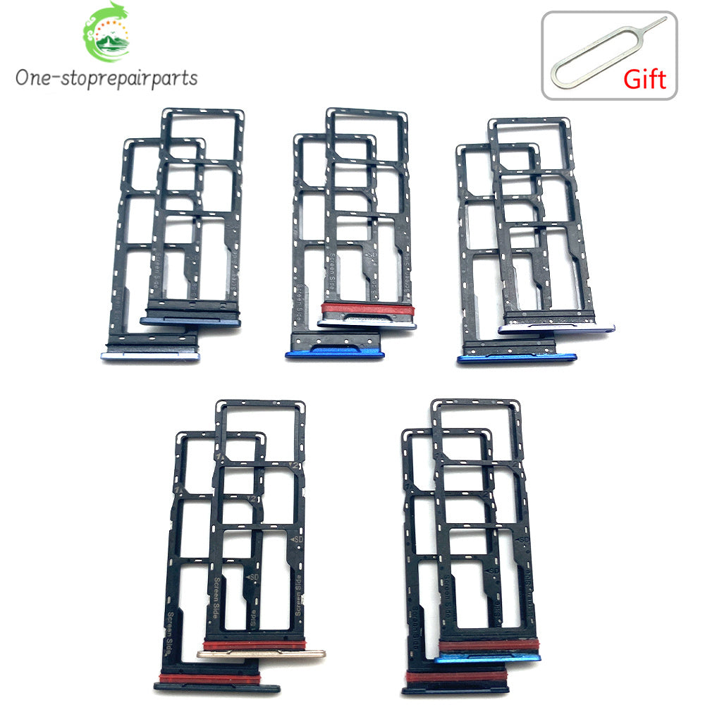 SIM Card Tray Slot Holder Adapter Accessories For Tecno Pop 5 6 7 Pova 2 3 4 5 Neo Pro Tecno phone repair parts