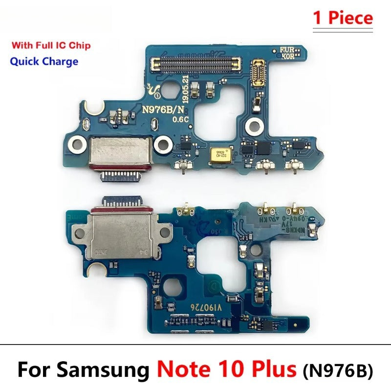 USB Charging Port Dock Connector Charge Board Flex Cable For Samsung Note 8 9 10 Lite Plus 20 Ultra N950F N970F N770F Samsung phone repair parts