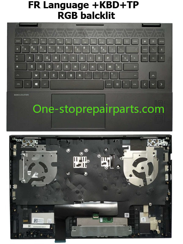 Palmrest  Keyboard For HP Omen 15-EN 15-EK 15Z-EN100 TPN-Q238 Q236 RGB US M00667-001 M00666-001 M00666-B31 RGB Backlit topcase