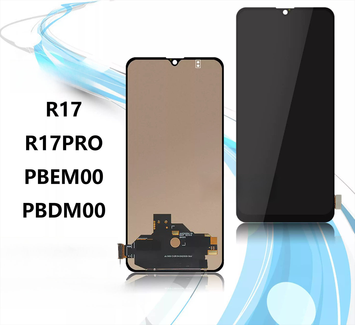 LCD touch screen assembly for OPPO R17 R17pro PBEM00 PBDM00 touch LCD screen  display LCD digitizer glass assmely