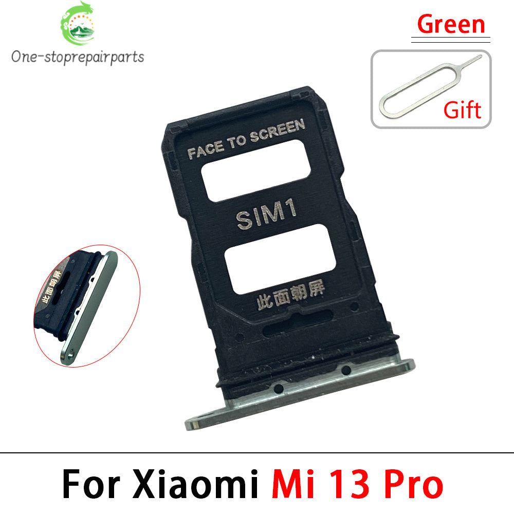 10Pcs, New For Xiaomi Mi 13 Pro / Mi 13 Lite / Mi 13T Pro SIM Card Slot SD Card Tray Holder Adapter  Xiaomi  Xiao mi phone repair parts