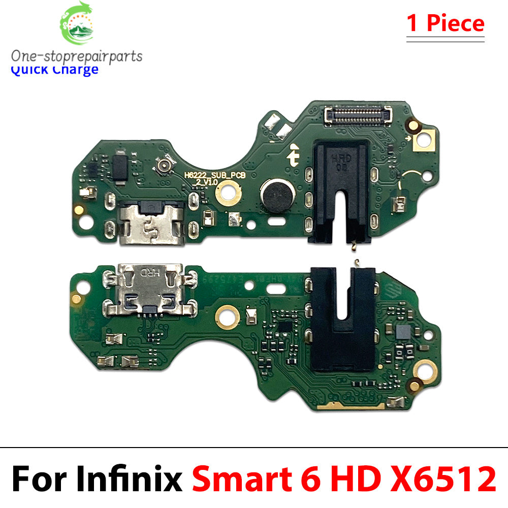 USB Charger Charging Dock Port Connector Flex Cable For infinix Smart 4 5 6 7 8 9 10 HD Pro Plus X6511 X6512 X6823 X6515 X6516  infinix phone repair parts