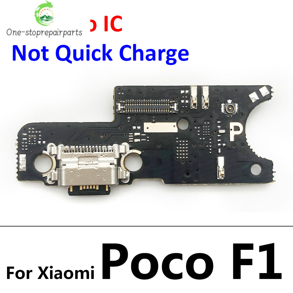 USB Port Charger Dock Connector Charging Board FLex Cable For Xiaomi Poco F1 F2 Pro F3 X3 X4 M3 M4 Pro 4G 5G Mic Microphone  Xiaomi  Xiao mi phone repair parts