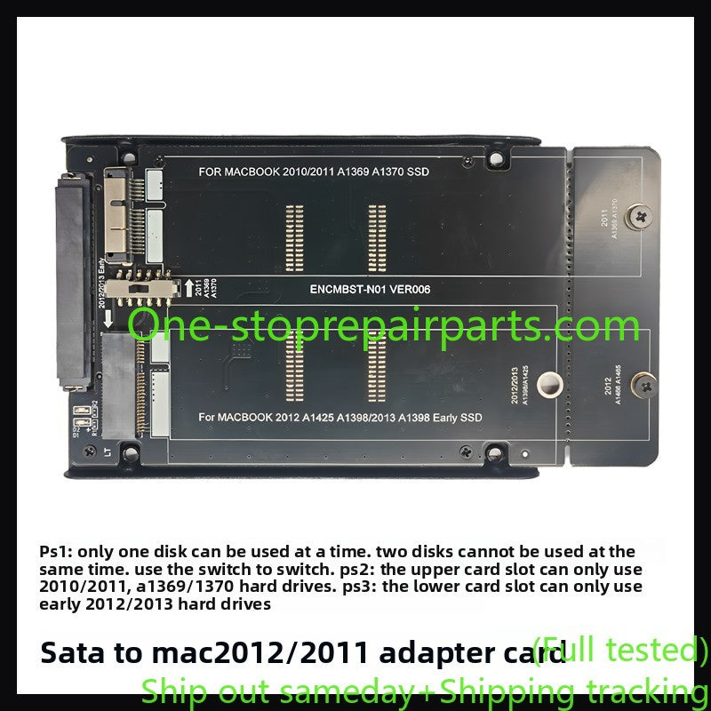 M2 SATA to Apple MACBOOK AIR 2012 SSD adapter card A1465 A1466 not support NVME  M.2 NGFF SATA TO MACBOOK 2012  KEY-B SATA 2280 SSD A1360 A1370 A1398 SSD Macbook A1466 A1465 A1398 A1425 SSD  hard disk enclosure REPAIR TOOLS