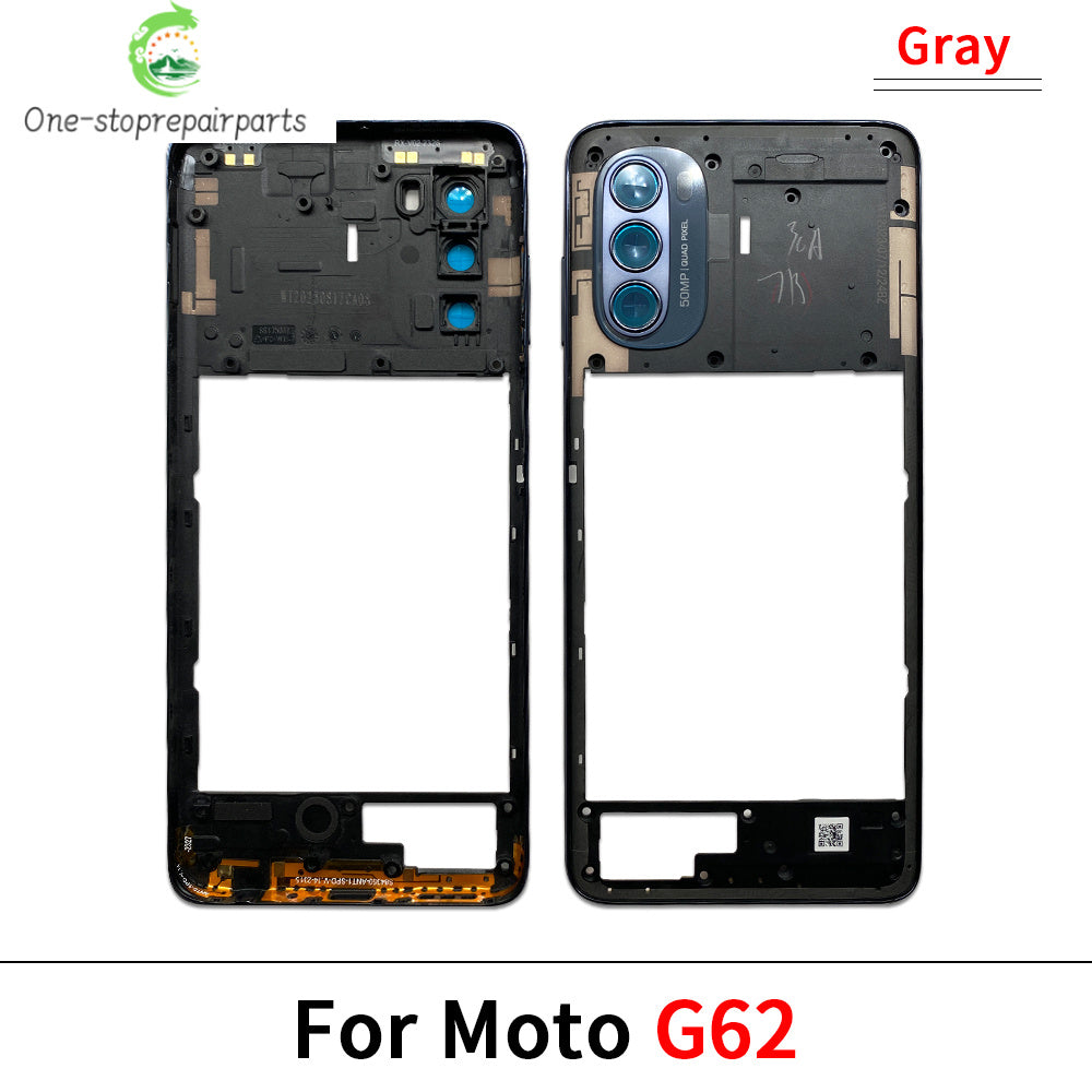 New Middle Frame Holder Housing Bezel Plate For Motorola Moto G04 G23 G34 G53 G54 G62 G72 G73 5G Replacement Repair Parts Motorola phone repair parts