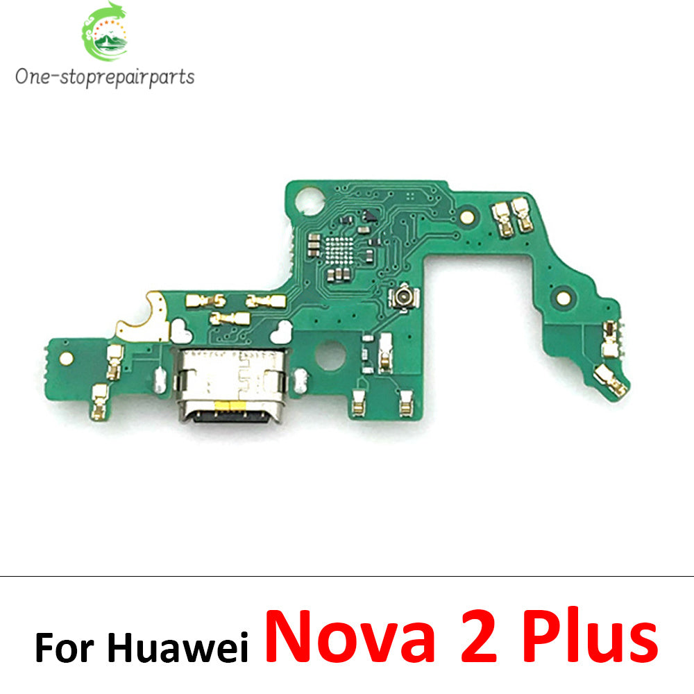 USB Charging Charger Port Dock Connector Flex Cable Microphone For Huawei Nova 2 Plus 2S 3 3i 3e 4 4e 5 5i 7 8 9 10 Pro 5G SE Huawei phone repair parts