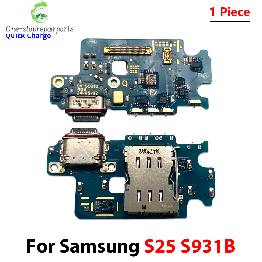 USB Charger Charging Dock Port Connector Flex Cable For Samsung S23 S24 S25 S26 Plus Ultra Fe Edge 5G S931B S936B S938B S928B Samsung phone repair parts