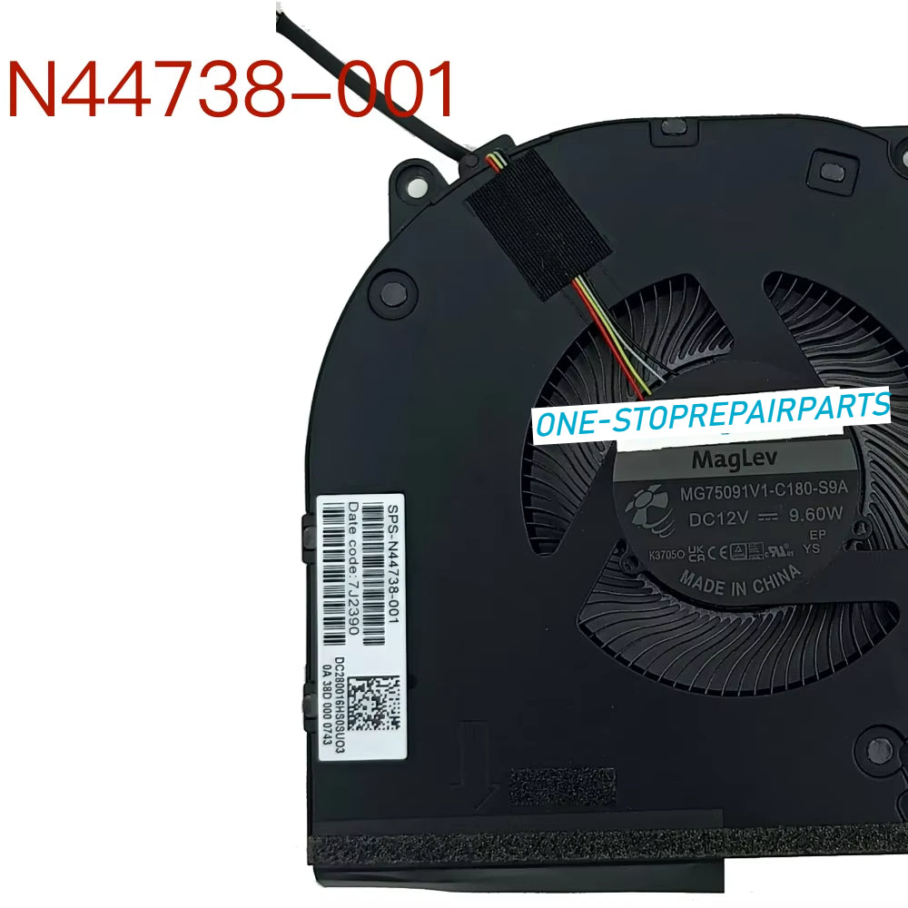 CPU GPU Cooling Fan for HP Victus Gaming Laptop 16-R TPN C169 N44738 001 Notebook PC Cooler Radiators MG75091V1 C180/C190 S9A HP laptop repair parts