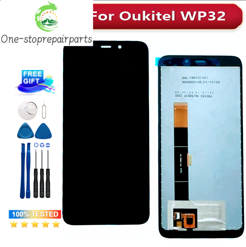 5.93" Original For Oukitel WP32 G2 Cell Phone LCD Display Screen Digitizer Assembly Touch PanelGlass Display Oukitel WP32 Pro Other brand Phone repair parts