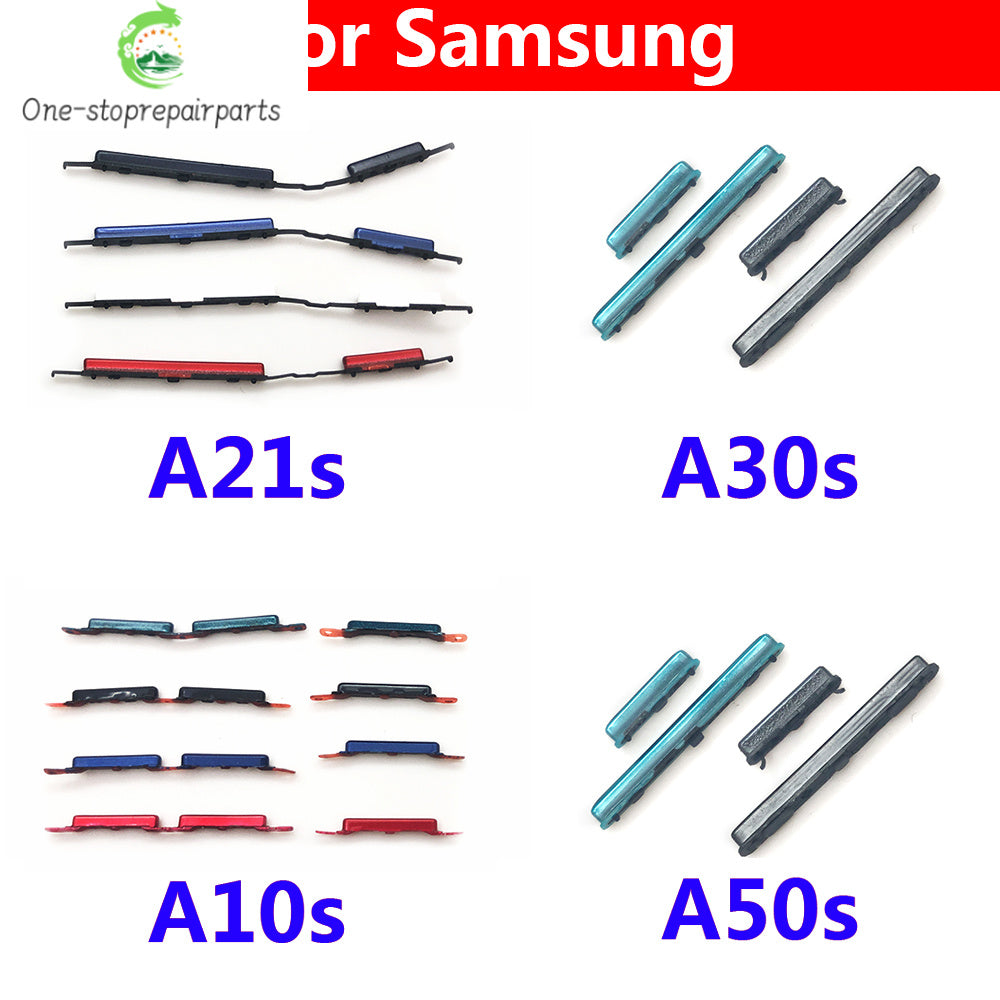 50Pcs, New Side Power Key + Volume Button Keys For Samsung A10S A107F A20S A207F A21S A217F A30S A307F A50S A507F A21s Samsung phone repair parts