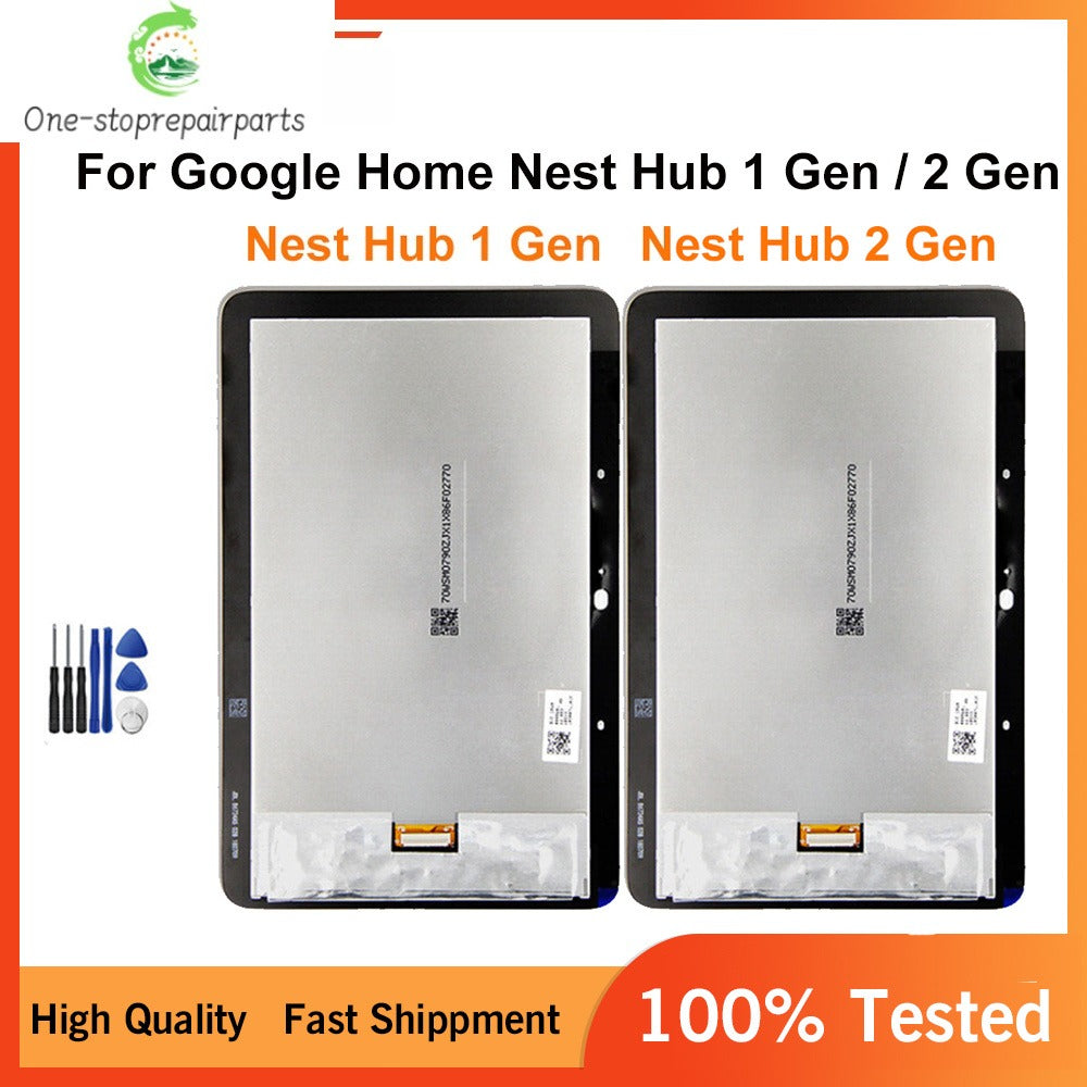 7.0 Inch  For Google Home Nest Hub 1 Gen / 2 Gen LCD Display Touch Screen Digitizer Assembly Tools Tablet repair parts