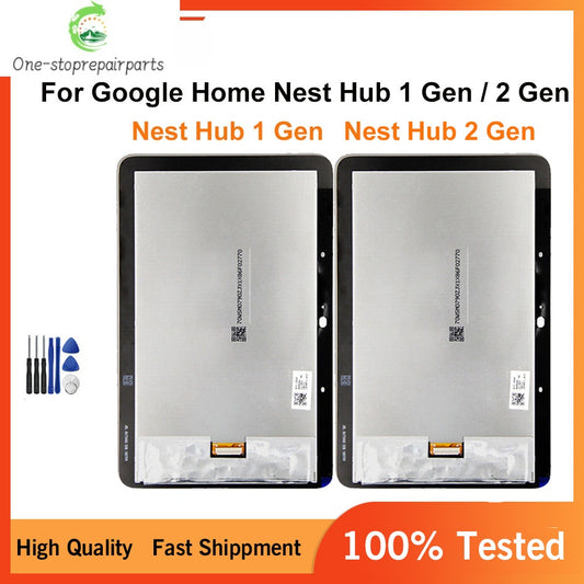 7.0 Inch  For Google Home Nest Hub 1 Gen / 2 Gen LCD Display Touch Screen Digitizer Assembly Tools Tablet repair parts