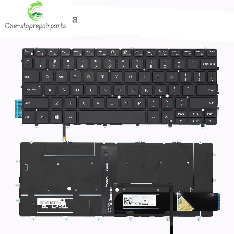 New Original Laptop Keyboard FOR DELL XPS13 9305 9370 9380 13-9370 13-9380 P82G With backlit Dell laptop repair parts