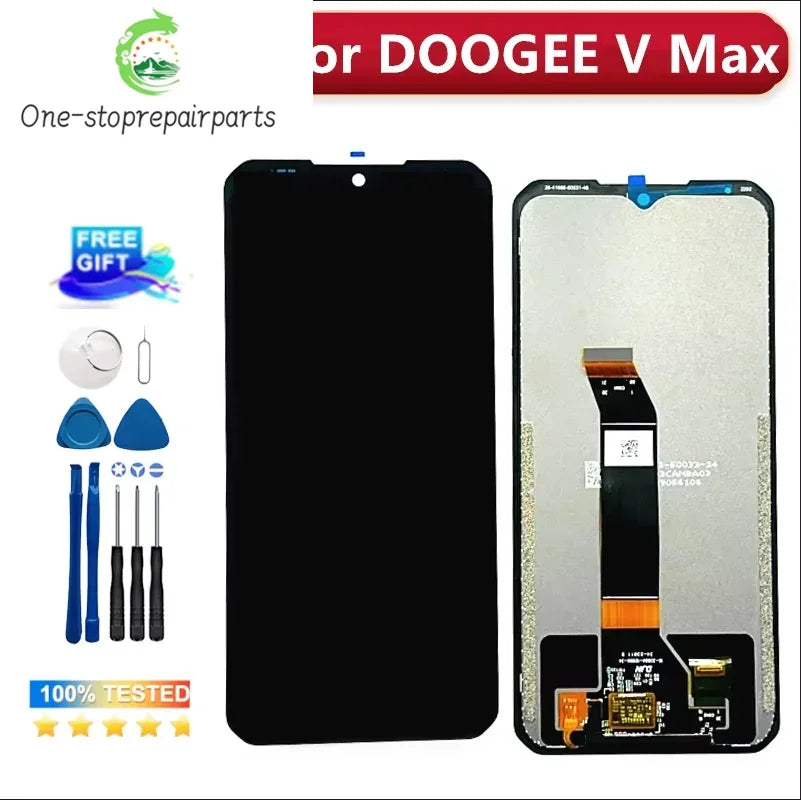 Original 6.58" For DOOGEE V Max LCD Display+Touch Screen Assembly Replacement Tested For DOOGEE VMax plus Vmax Pro LCD Repair Other brand Tablet repair parts