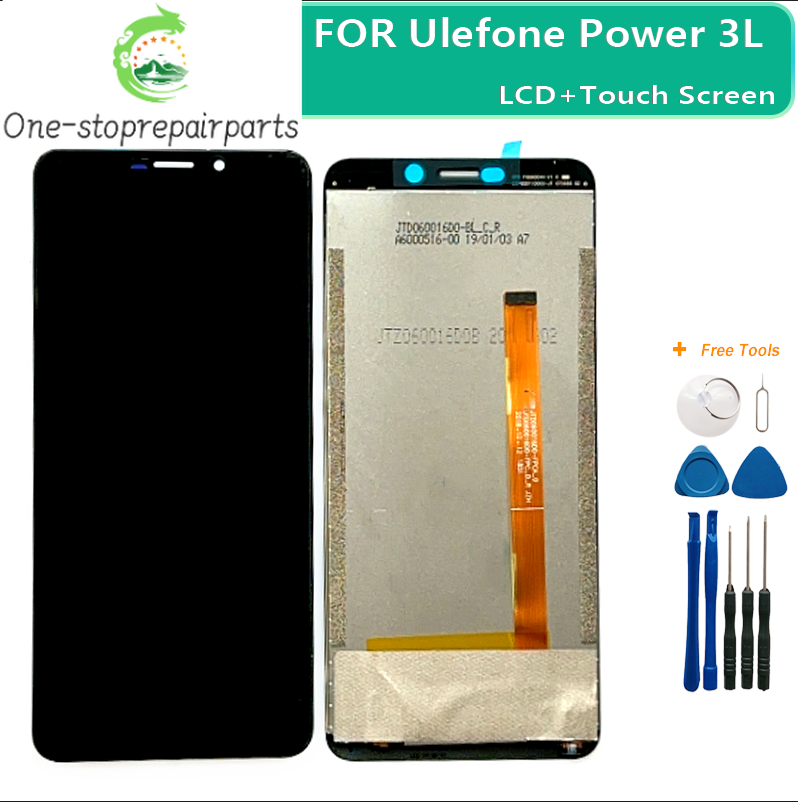6" 100% Original  For Ulefone Power 3L LCD Display And Touch Screen Digitizer Assembly For Power3L  Phone Replacement Parts Other Brand Phone repair parts