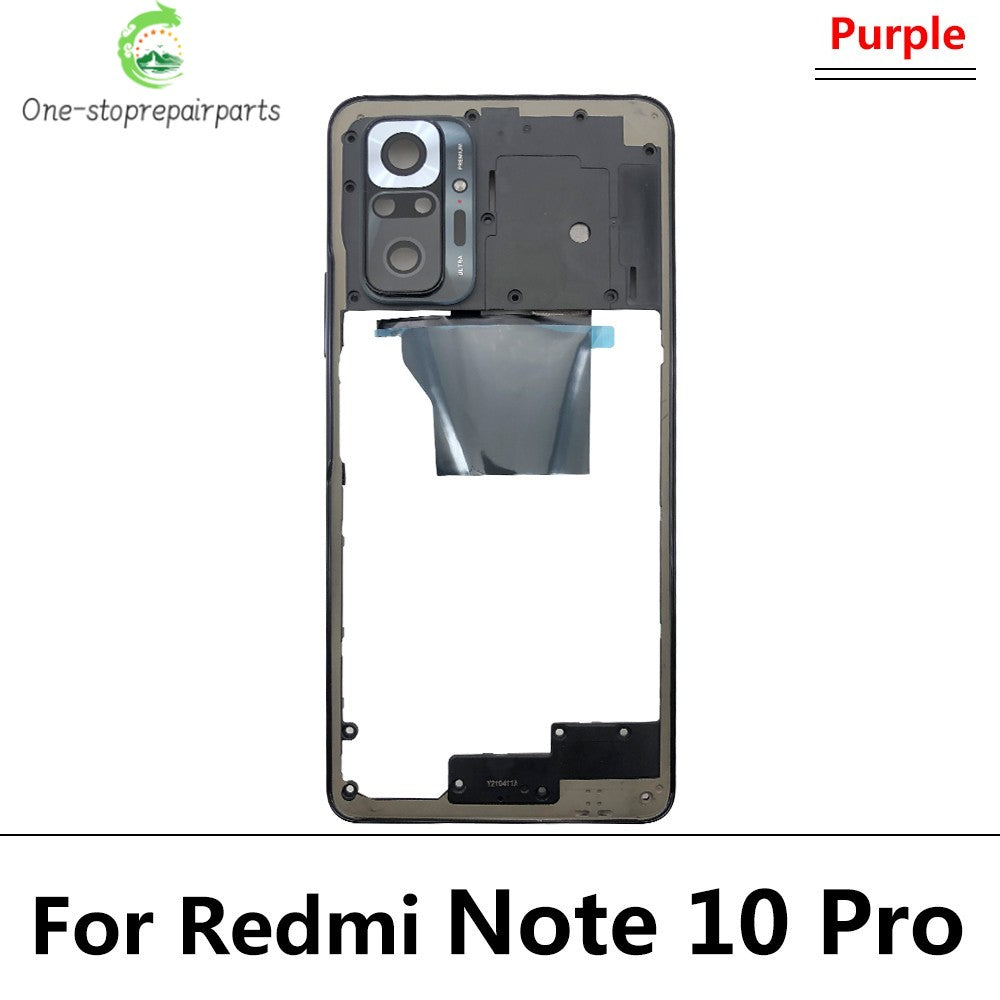 For Xiaomi Redmi Note 10 / Note 10s / Note 10 Pro Middle Frame Holder Housing Replacement Repair Parts Xiaomi  Xiao mi phone repair parts