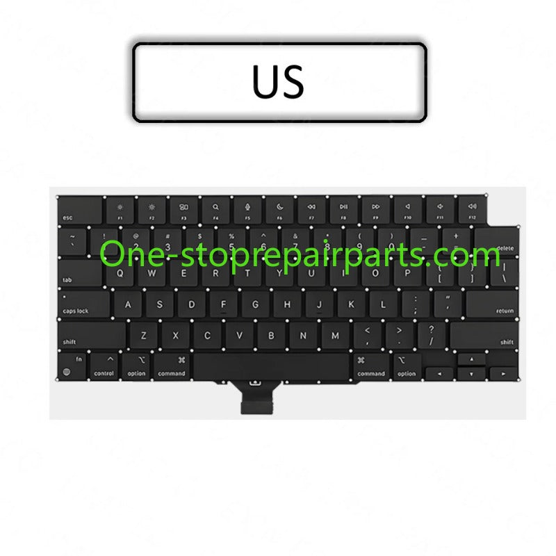 2023 Laptop A2779 A2780 Keyboard for Macbook Pro M2 Pro/Max Retina 14" 16" Keyboards and Screws Replacement EMC 8102 EMC 8103