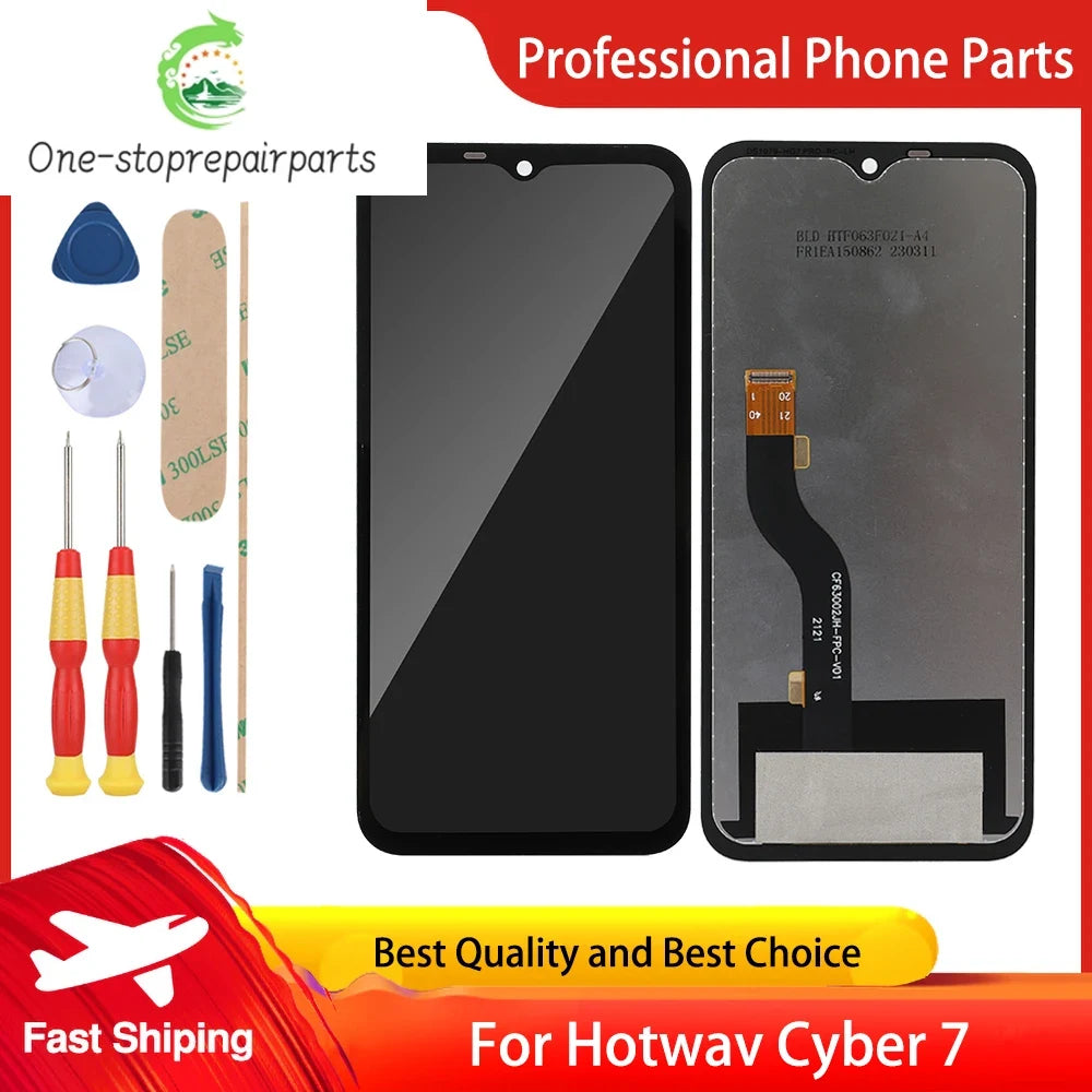 100% Original 6.3 Inch LCD Display Touch Screen Digitizer For Hotwav Cyber 7 Assembly Digitizer Replace Accessories Other brand Phone repair parts
