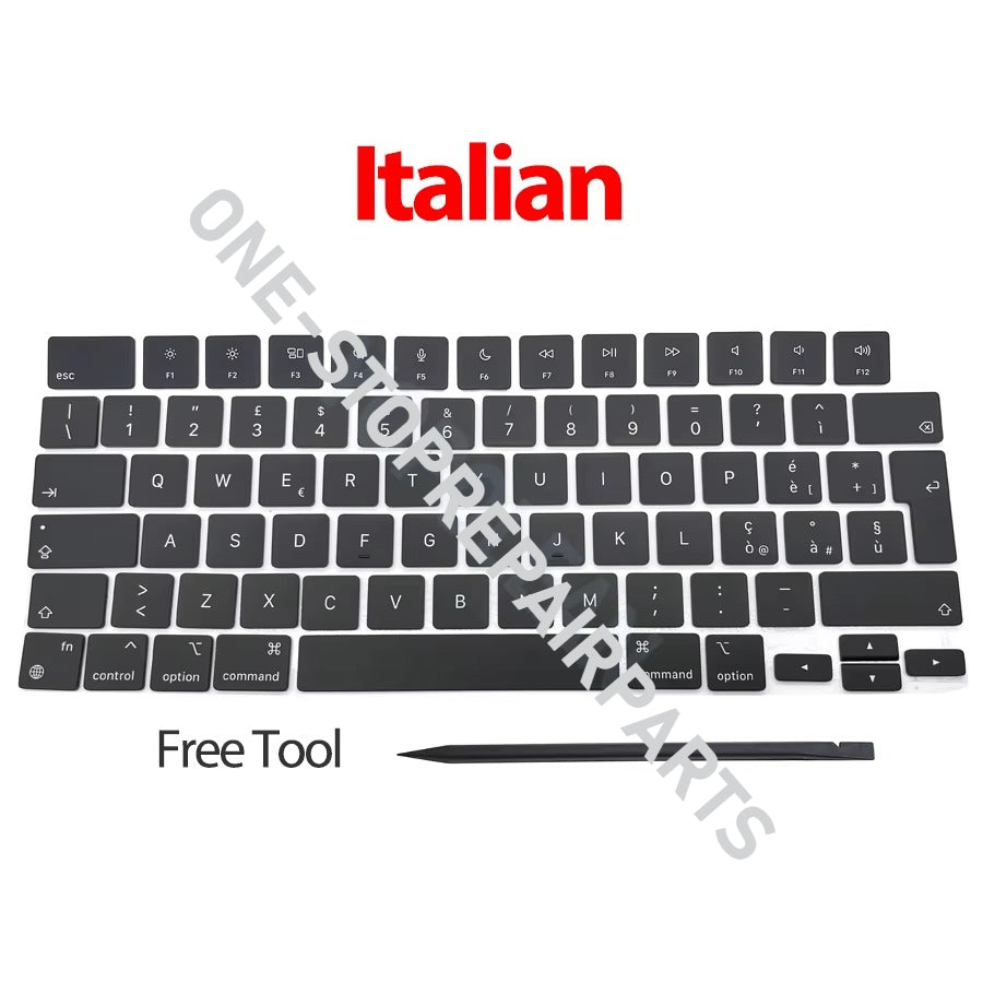 Laptop A2442 A2485 A2779 A2780 A2918 A2991 A2992 A2681 Keycaps Keys Key Cap set For Macbook Pro M1 M2 M3 14" 16" Keyboard Repair Macbook repair parts