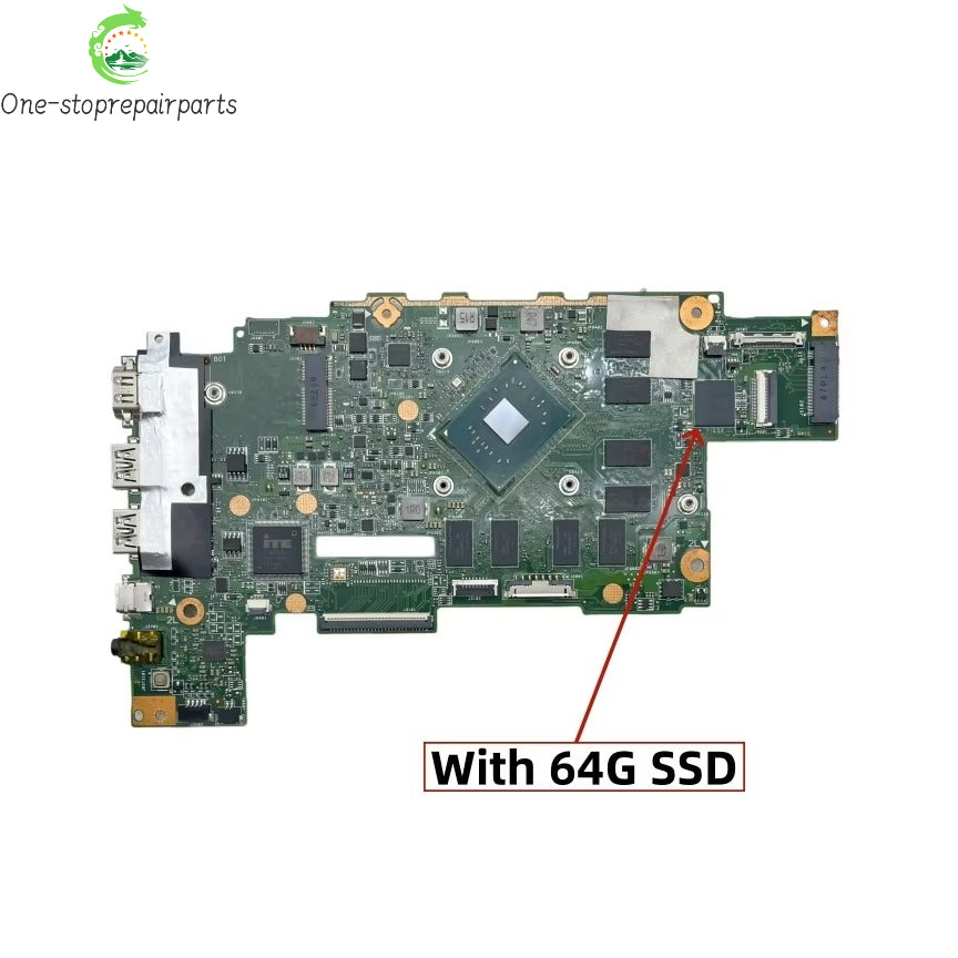 For Acer Swift N17P2 SF113-31 Laptop Motherboard With N3350 CPU 4GB-RAM AS3EA_UMA REV:2.1 NB.GNL11.001 NBGNL11001 100% Full Test Acer laptop repair parts