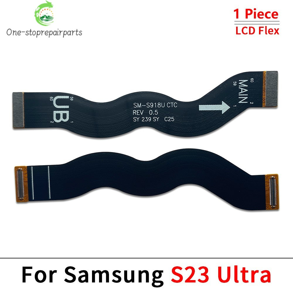 10Pcs/Lot, LCD Screen Connector Cable For Samsung S21 S22 S23 S24 Plus Ultra Fe Display Flex Replacement Parts Samsung phone repair parts
