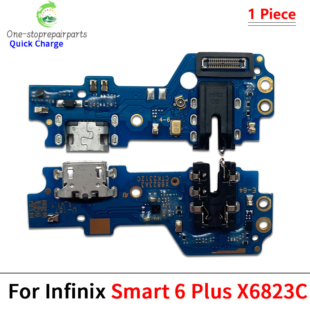 USB Charge Port Dock Connector Charging Board Flex Cable For infinix Note 7 8 8i 12 30 40 Pro 5G Smart 5 6 7 Plus Zero 8 X Pro  infinix phone repair parts