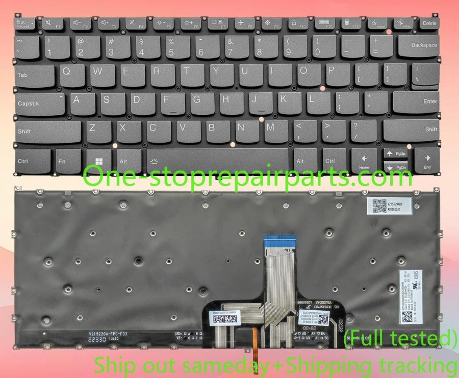 Keyboard for Lenovo Yoga 7 14lAL7 IRL8 Yoga Slim 7 ProX 14ARH7 14IAH7 US backlight