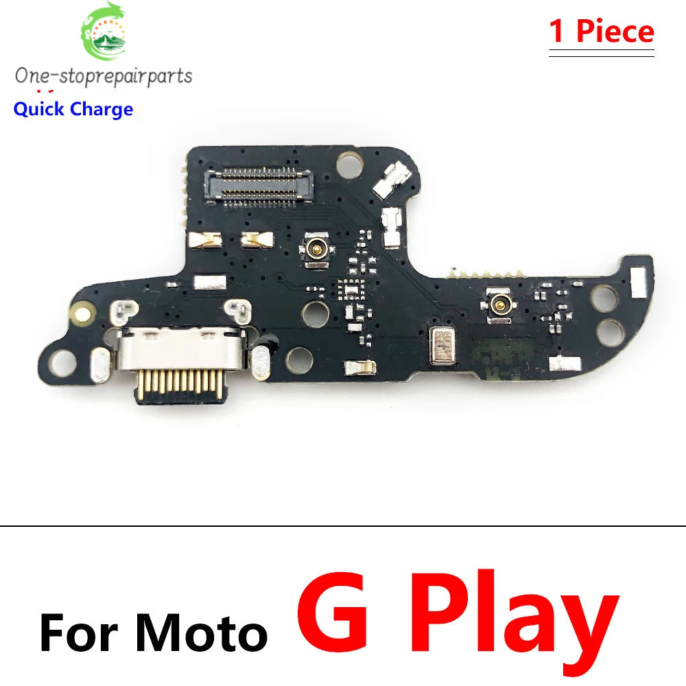 10Pcs, USB Charging Connector Board Port Dock Flex Cable For Moto G Stylus Power Play Pure G 5G Plus 2020 2021 2022 2023 2024 Motorola phone repair parts