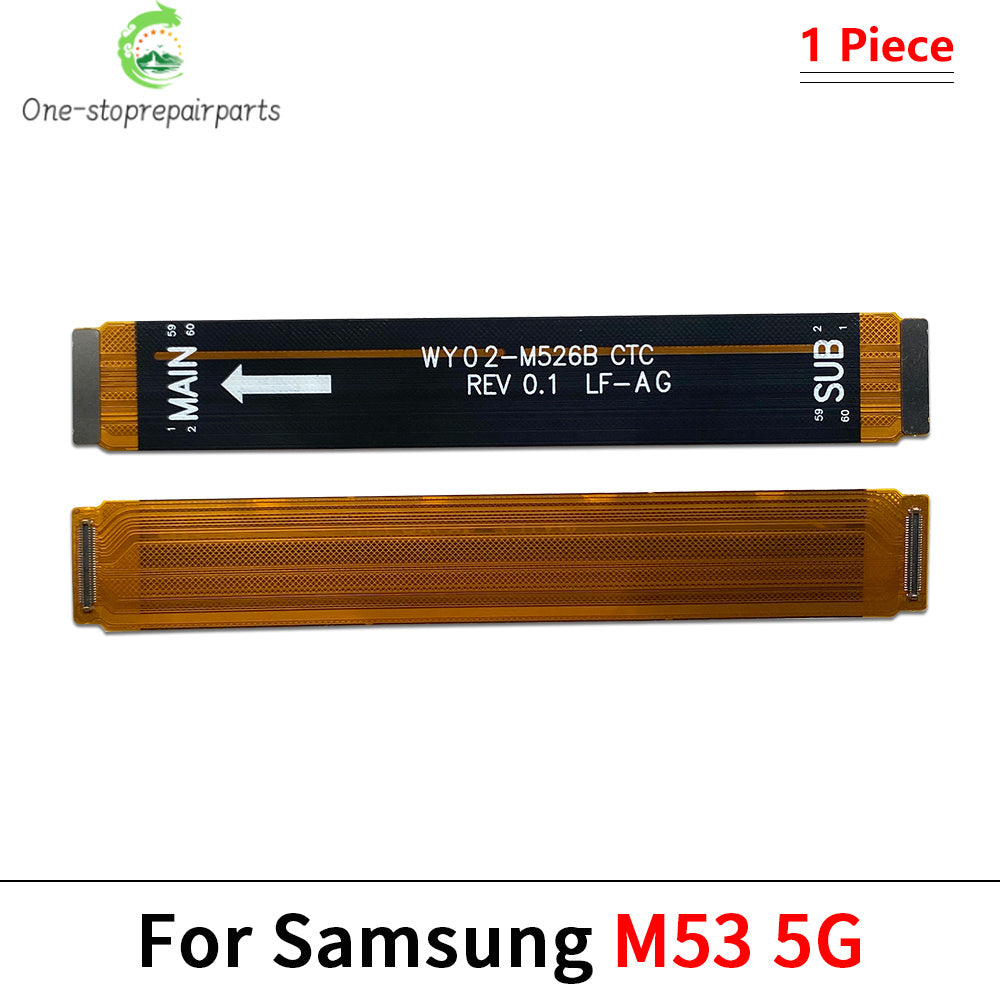 10Pcs， Main Board Motherboard Connector Flex Cable For Samsung M21 M31 M31S M51 M52 M62 M32 M10 M20 M30 M21s M30s M22 M53 M54 5G Samsung phone repair parts