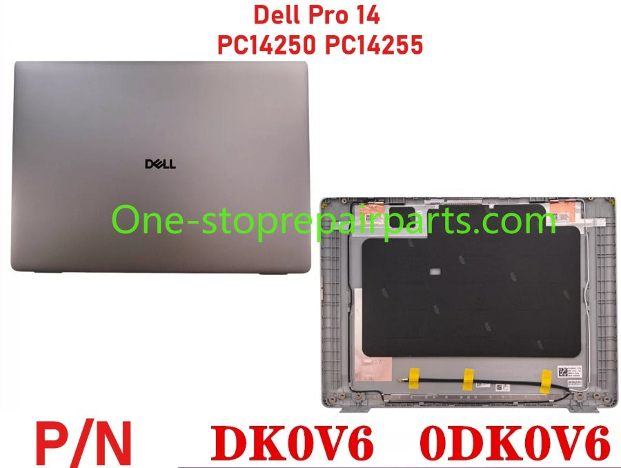Dell Pro 14 PC14250 PC14255  lcd back cober uppler palmrest bezel bottom hinge cover keyboard touchpad 0K2C6C 0DK0V6 0MCMRV