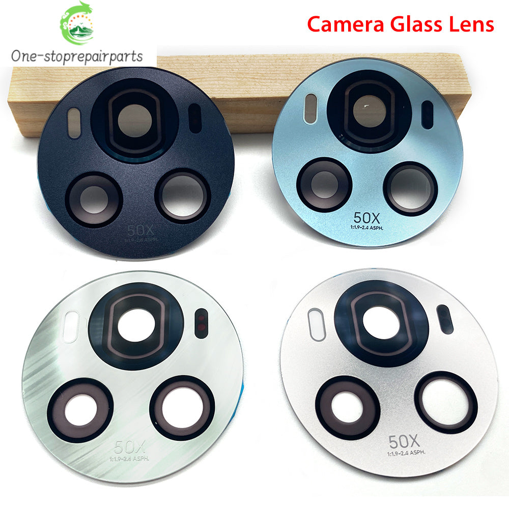 10Pcs, New For Huawei Honor Magic 4 5 6 Lite Pro 5G Camera Glass Lens Back Rear Camera Glass Lens with Adhesive Huawei phone repair parts