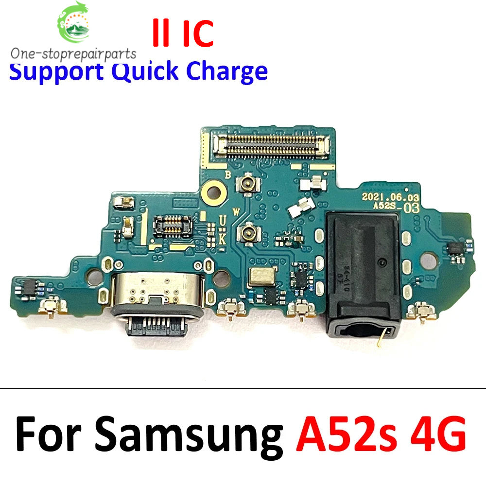 For Samsung A02 A12 A22 A32 A52 A72 A52s A03 A03s A04E 4G 5G USB Charging Port Dock Charger Connector Board Flex Cable Samsung phone repair parts