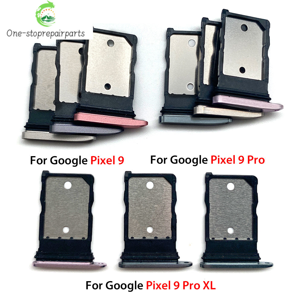 New For Google Pixel 9 / Pixel 9 Pro / Pixel 9 Pro XL Micro Nano SIM Card Holder Tray Slot Holder Adapter Socket Google Pixel phone repair parts