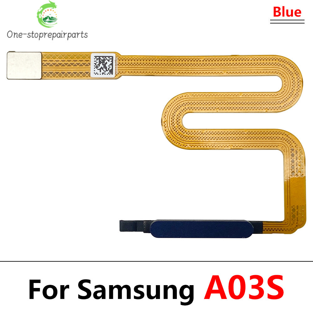 New For Samsung A03S A037F A04s A047F A05s A057F Fingerprint Sensor Home Return Key Menu Button Flex Cable Samsung phone repair parts