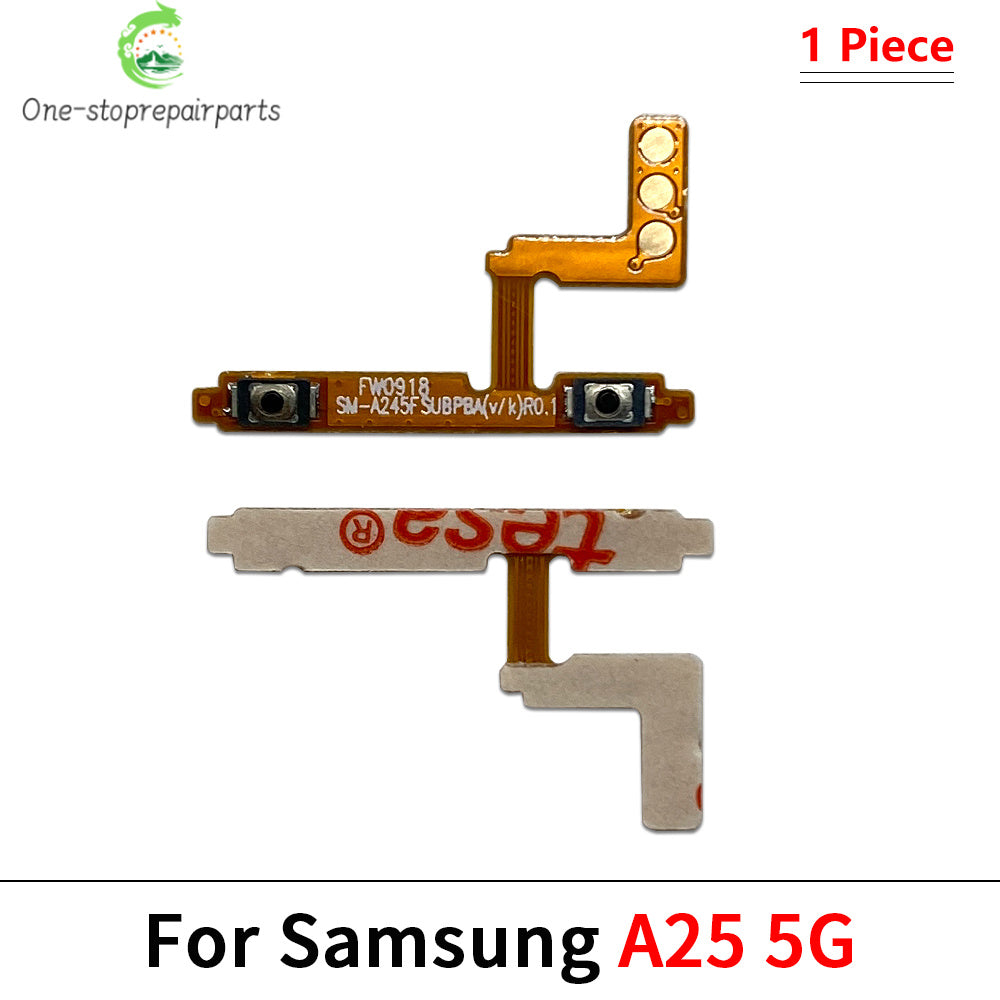 New For Samsung A05 A05s A06 A06s A15 A25 A35 A55 A16 4G 5G Power Switch On Off Button Volume Key Button Flex Cable Samsung phone repair parts