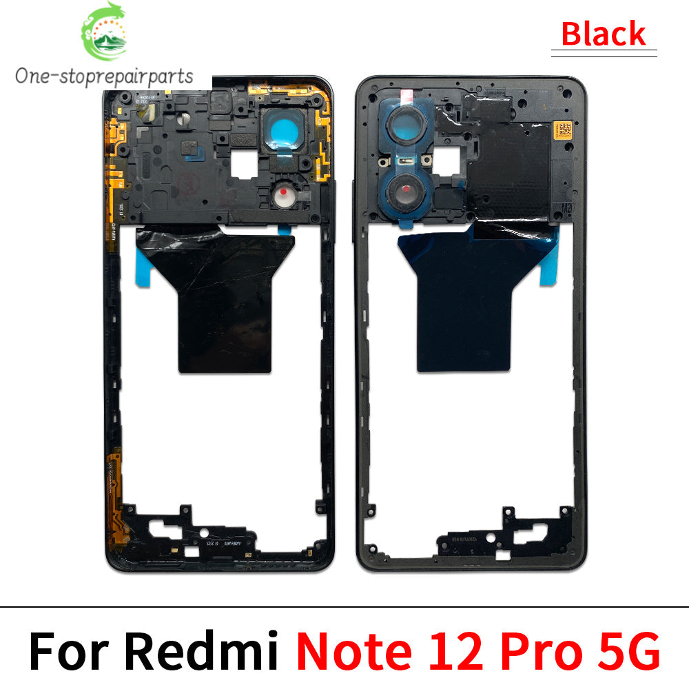 For Xiaomi Redmi Note 12 4G / Note 12 5G / Note 12 Pro 4G 5G / Note 12s Middle Frame Holder Housing Replacement Parts  Xiaomi  Xiao mi phone repair parts