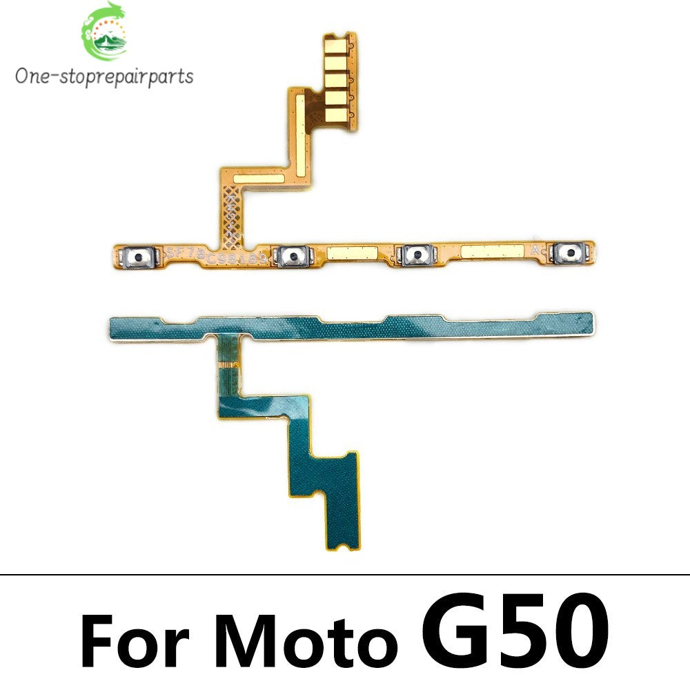 10Pcs, Volume Power Switch On Off Button Flex Cable For Moto G10 G20 G30 G100 G200 G50 G60 G60s G31 G51 G22 G32 G52 G41 G71 5G Motorola phone repair parts