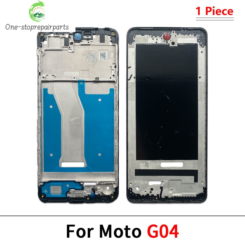 Housing Middle Frame Bezel Plate Cover For Motorola Moto G04 G14 G24 G34 G54 G84 Power Motorola phone repair parts