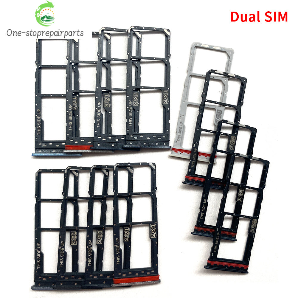 New For Motorola Moto E13 E32 E22 E22i Micro Nano SIM Card Holder Tray Slot Holder Adapter Socket Motorola phone repair parts