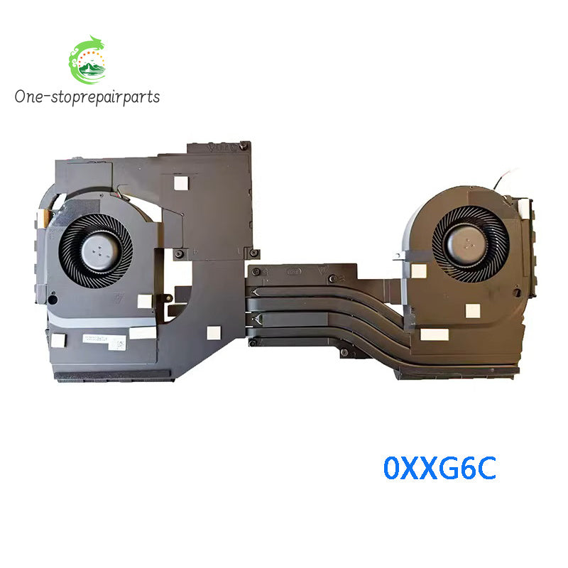 NEW Original LAPTOP CPU GPU Cooling Fan With Heatsink For Dell Alienware AREA 51M R2 0XXG6C Dell laptop repair parts