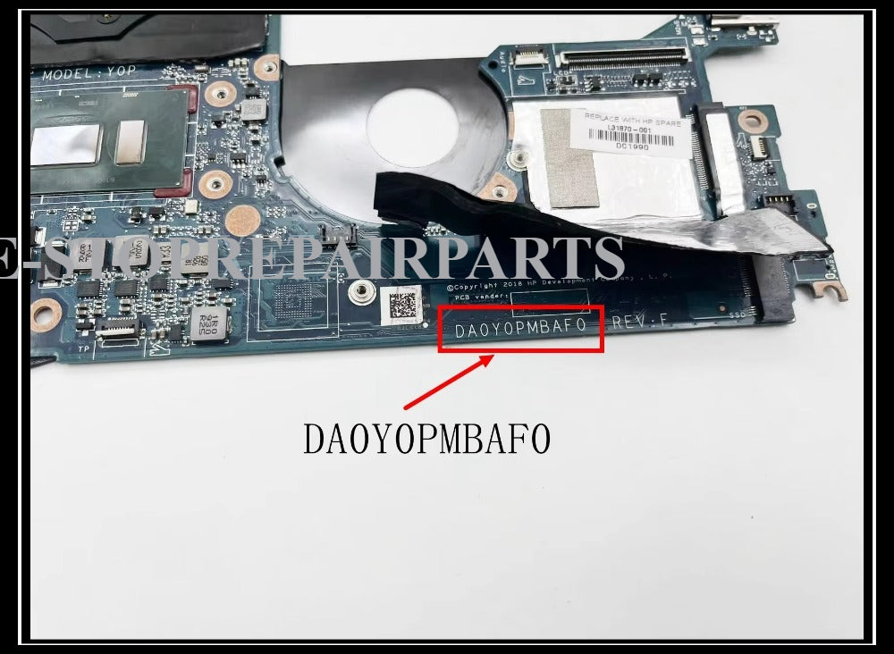 For HP EliteBook X360 1030 G3 Laptop Motherboard DA0Y0PMBAF0 DA0Y0PMBAE0 With I5 I7 8TH GEN CPU 8G 16G RAM 100% Test Work HP laptop repair parts