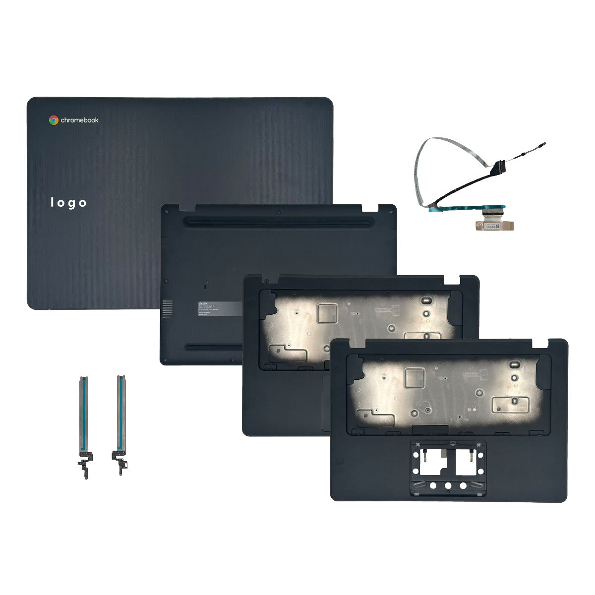 Cover case for  Acer Chromebook 314 C936 C936T C936T-C64N N23Q19 touchpad  lcd back housing palmrest uppler bezel hinge bottom cover  lcd cable